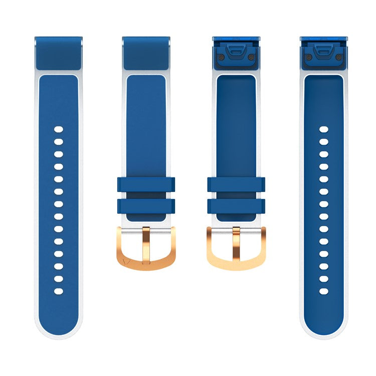 KALEBOL For Garmin Fenix 7S / 7S Pro / 6S / 6S Pro QuickFit 20mm Silicone Band Translucent Watch Strap - Sapphire