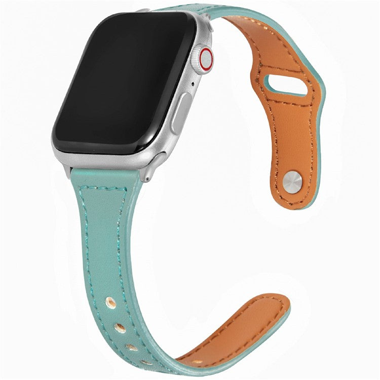 KALEBOL For Apple Watch 10 46mm / Ultra 2 / Ultra 49mm / 9 8 7 45mm / SE (2023) SE (2022) SE 6 5 4 44mm / 3 2 1 42mm Watch Strap, Small Buckle - Green