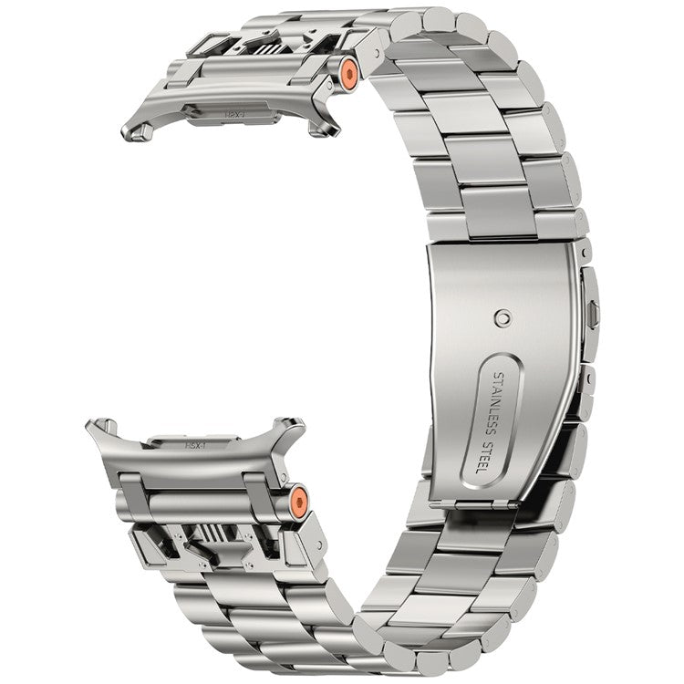 For Samsung Galaxy Watch Ultra 47mm Watch Band Stainless Steel Replacement Strap - Starlight