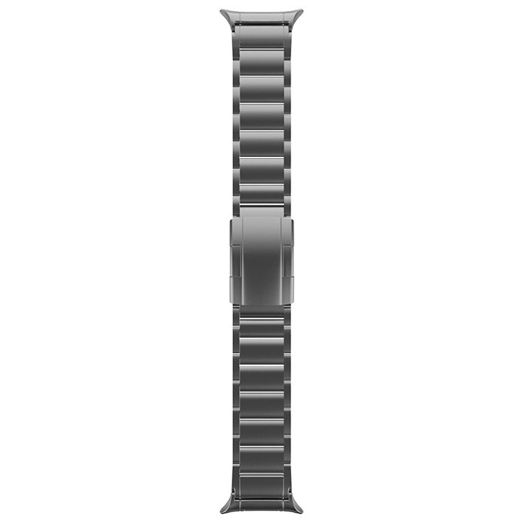 Titanium Steel Band for Samsung Galaxy Watch Ultra 47mm Replacement 3-bead Watch Strap - Grey
