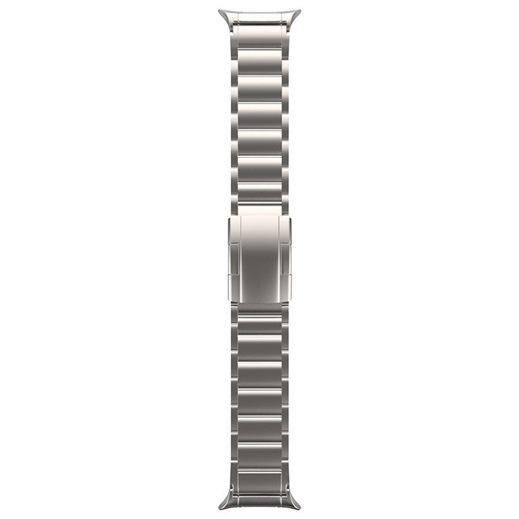 Titanium Steel Band for Samsung Galaxy Watch Ultra 47mm Replacement 3-bead Watch Strap - Titanium
