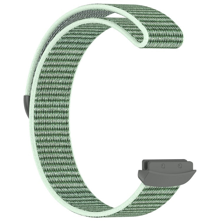 For Fitbit Ace LTE Children Watch Watchband Round Tail Braided Nylon Wrist Strap - Azure Blue