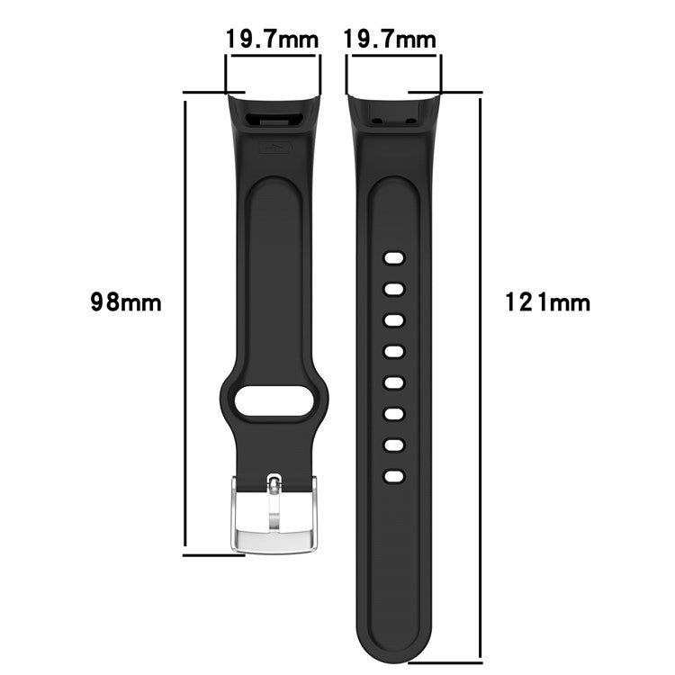 For Lifesense Band 6S Replacement Strap Silicone Sport Watch Band - Red