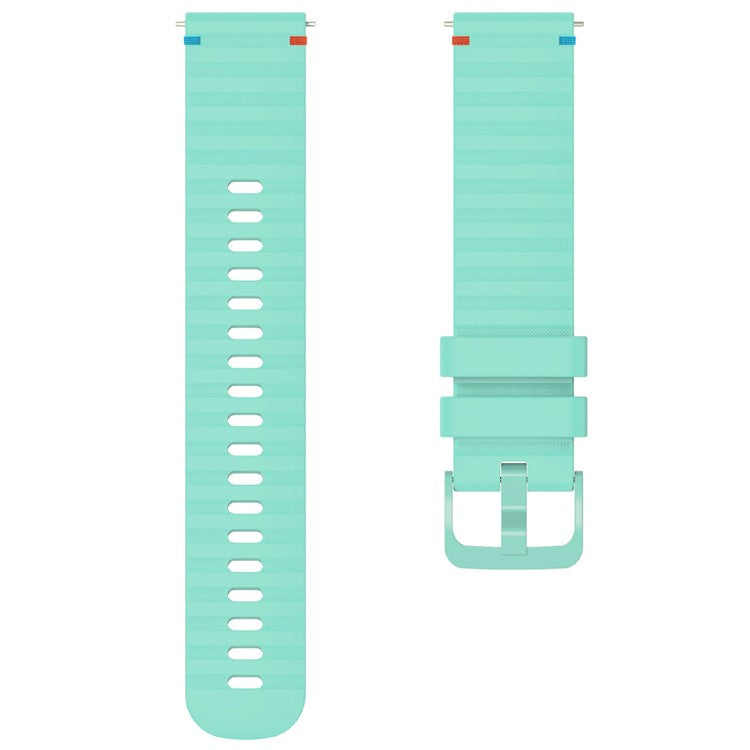 For Samsung Galaxy Watch3 45mm / Galaxy Watch 46mm / Huawei Watch GT 4 46mm Universal 22mm Silicone Watch Strap - Teal Green