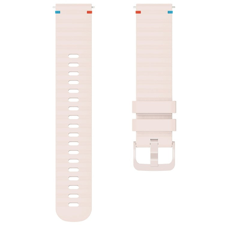 For Samsung Galaxy Watch3 45mm / Galaxy Watch 46mm / Huawei Watch GT 4 46mm Universal 22mm Silicone Watch Strap - Rose Pink