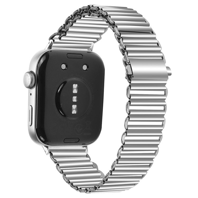 For Huawei Watch Fit 3 Replacement Strap Stainless Steel Smart Watch Band - Silver