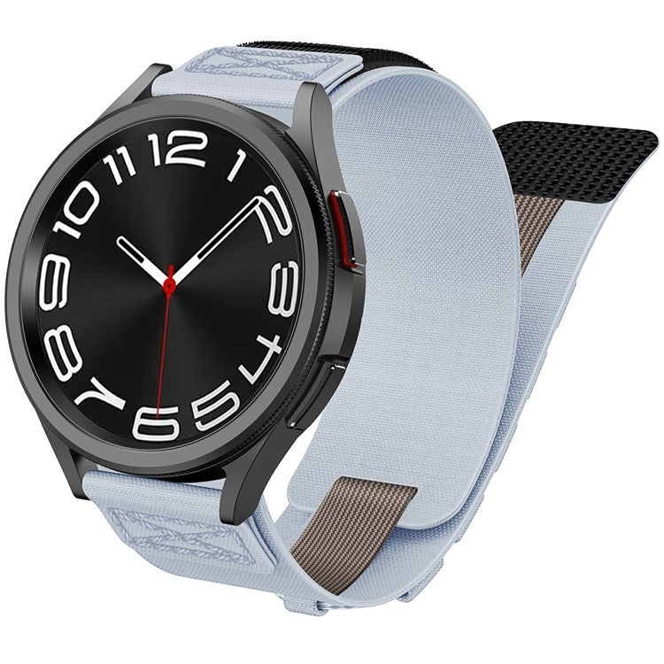 Universal 22mm Strap for Samsung Galaxy Watch3 45mm / Galaxy Watch 46mm / Huawei Watch Ultimate Design Nylon Watch Band - Grey