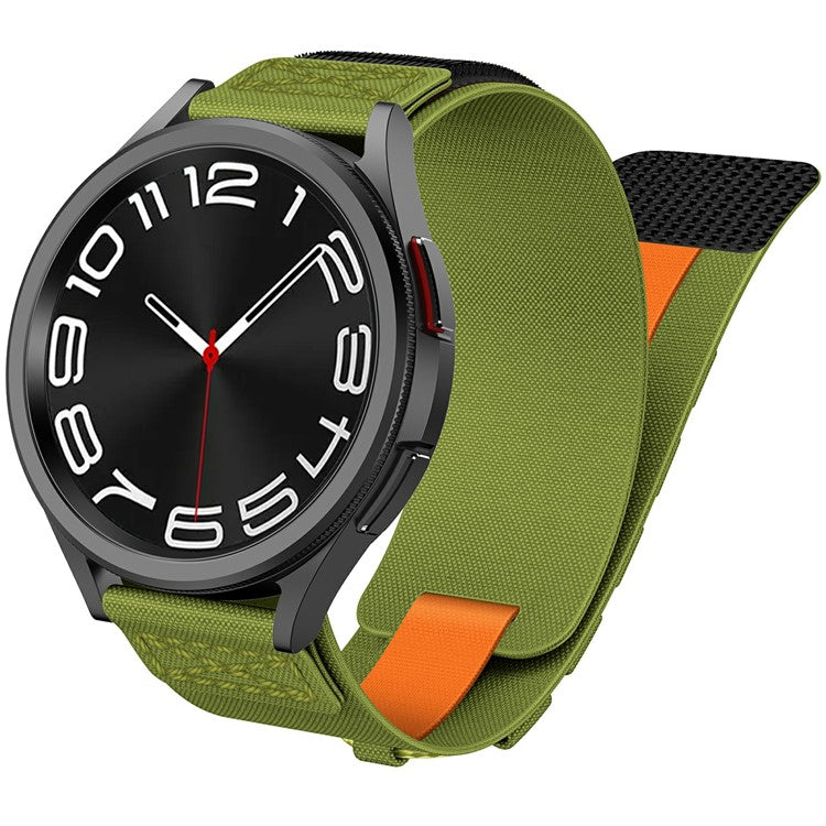 Universal 22mm Strap for Samsung Galaxy Watch3 45mm / Galaxy Watch 46mm / Huawei Watch Ultimate Design Nylon Watch Band - Green