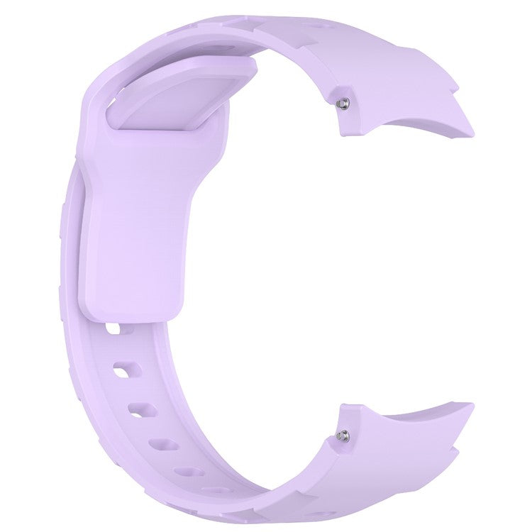 KALEBOL Silicone Band for Samsung Galaxy Watch7 44mm / 40mm Adjustable Watch Strap - Purple