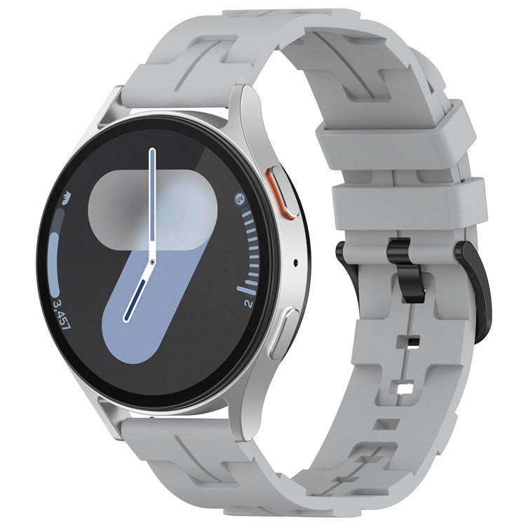 KALEBOL 22mm Silicone Band for Huawei Watch 4 / 4 Pro / GT 4 46mm Round Tail Watch Strap - Grey