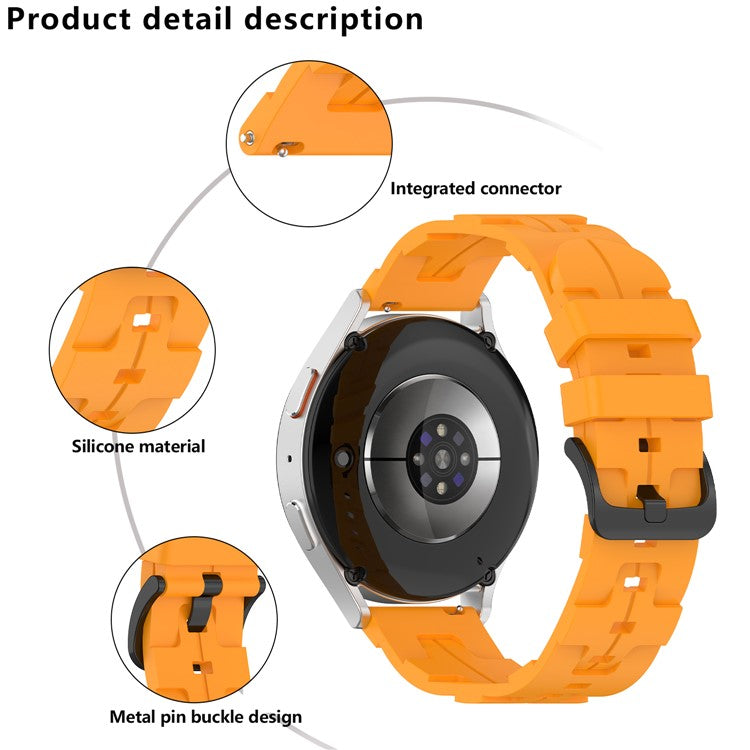 KALEBOL 22mm Silicone Band for Huawei Watch 4 / 4 Pro / GT 4 46mm Round Tail Watch Strap - Grey