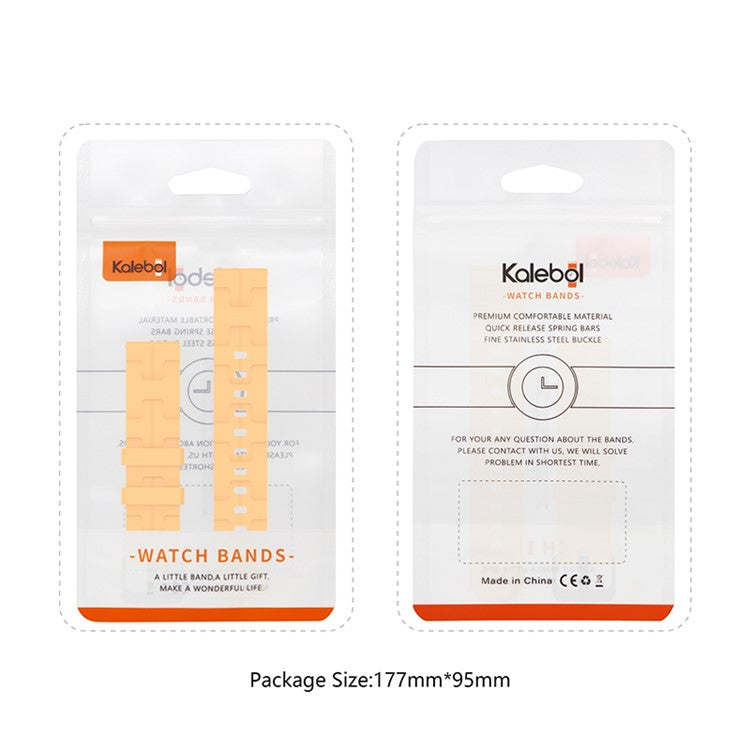 KALEBOL 22mm Silicone Band for Huawei Watch 4 / 4 Pro / GT 4 46mm Round Tail Watch Strap - Grey