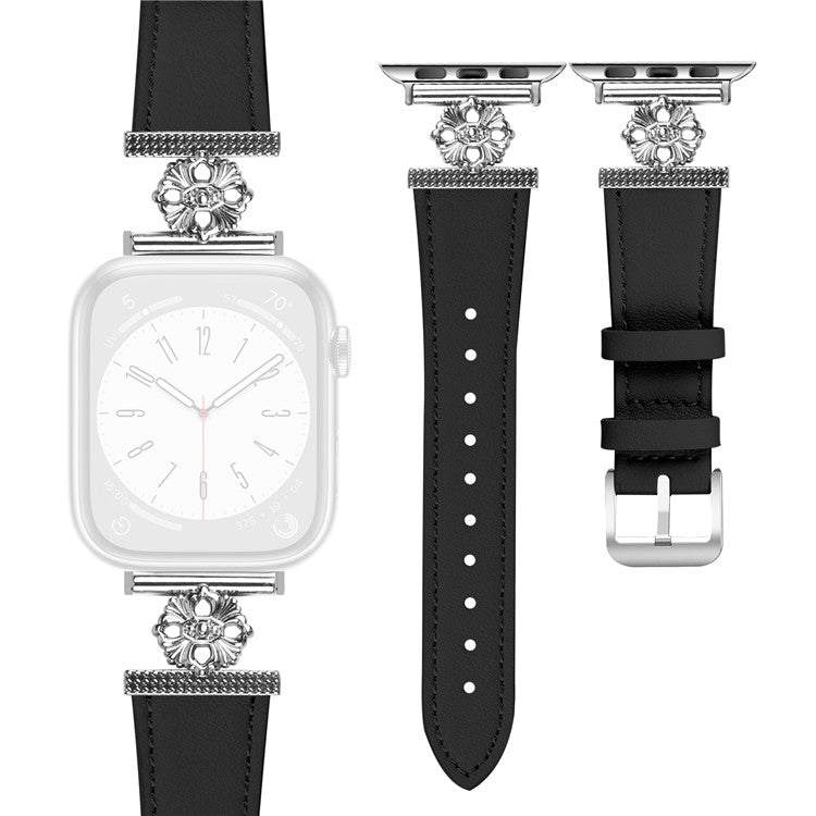 Watch Band for Apple Watch Series 10 46mm / Ultra 2 / Ultra 49mm / 9 8 7 45mm / SE (2023) SE (2022) SE 6 5 4 44mm / 3 2 1 42mm Strap - Black