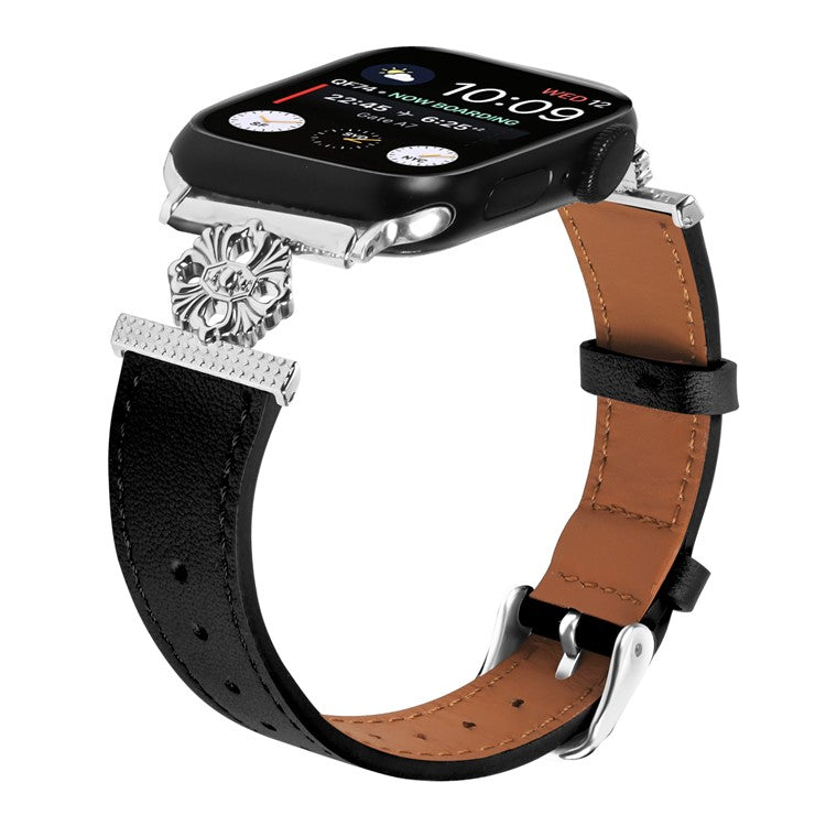 Watch Band for Apple Watch Series 10 46mm / Ultra 2 / Ultra 49mm / 9 8 7 45mm / SE (2023) SE (2022) SE 6 5 4 44mm / 3 2 1 42mm Strap - Black