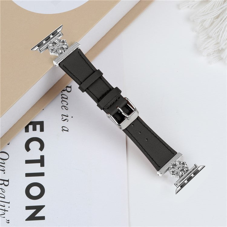 Watch Band for Apple Watch Series 10 46mm / Ultra 2 / Ultra 49mm / 9 8 7 45mm / SE (2023) SE (2022) SE 6 5 4 44mm / 3 2 1 42mm Strap - Black