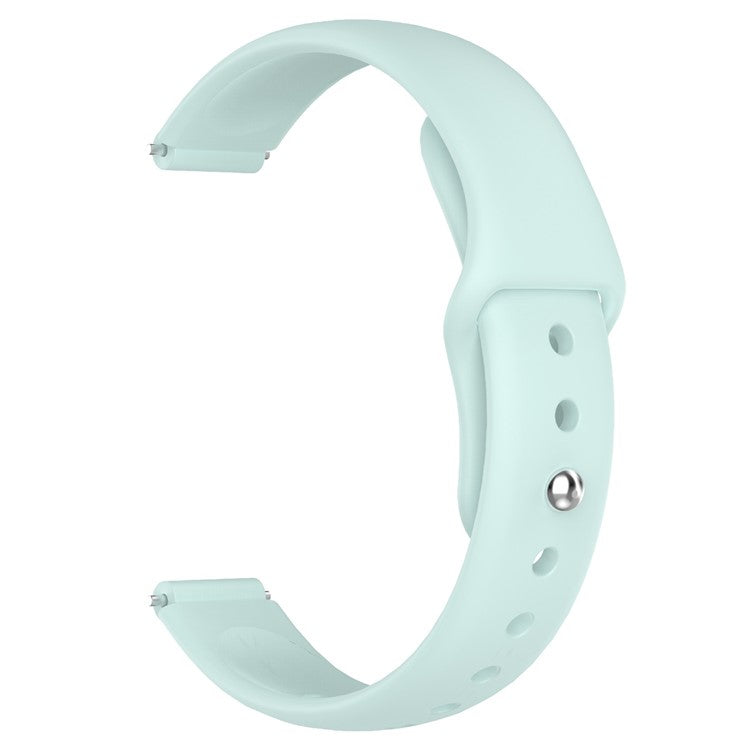 Replacment Band for 12mm Universal Smart Watch Reverse Buckle Silicone Watch Strap - Baby Blue