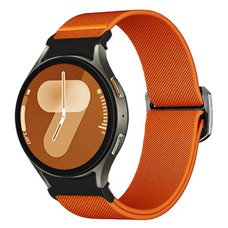 Nylon Strap for Samsung Galaxy Watch FE 40mm / Watch7 / Watch6 / Watch 5 / Watch4 Elastic Band - Orange