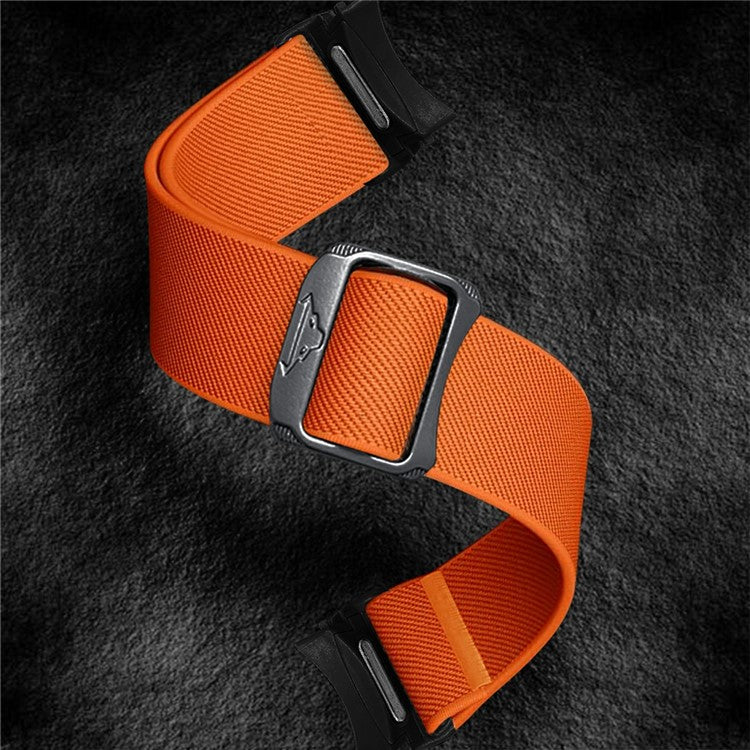 Nylon Strap for Samsung Galaxy Watch FE 40mm / Watch7 / Watch6 / Watch 5 / Watch4 Elastic Band - Orange