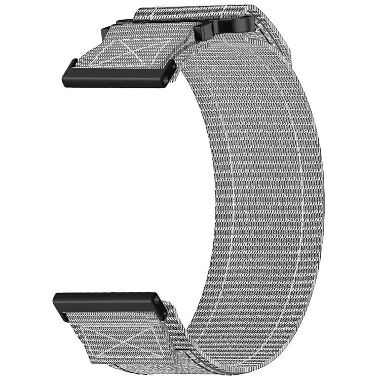 24mm Nylon Watch Band for Suunto 9 / 7 / Spartan Sport Wrist HR Baro Loop Fastener Strap - Grey