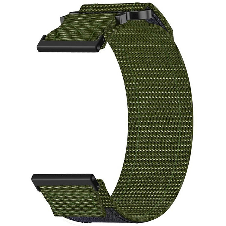 24mm Nylon Watch Band for Suunto 9 / 7 / Spartan Sport Wrist HR Baro Loop Fastener Strap - Army Green