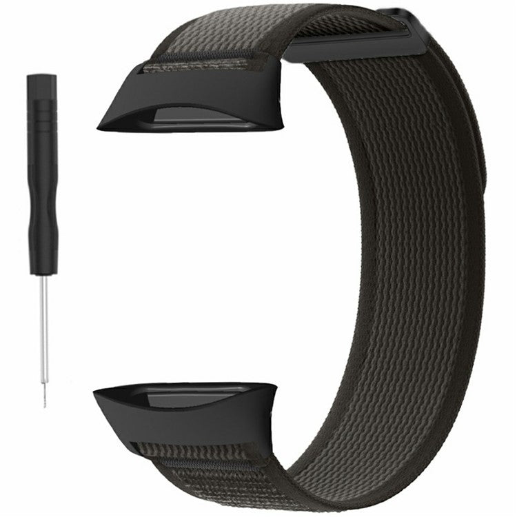 For Polar Vantage Watch Strap Nylon Loop Adjustable Wrist Band - Black