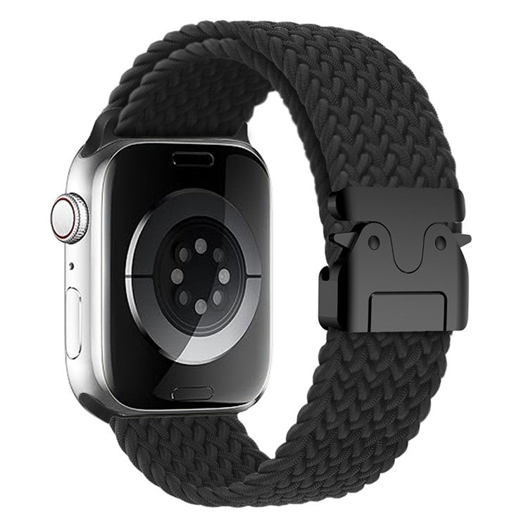Strap for Apple Watch Series 10 46mm / Ultra 2 / Ultra 49mm / 9 8 7 45mm / SE (2023) SE (2022) SE 6 5 4 44mm / 3 2 1 42mm Watch Band - Black