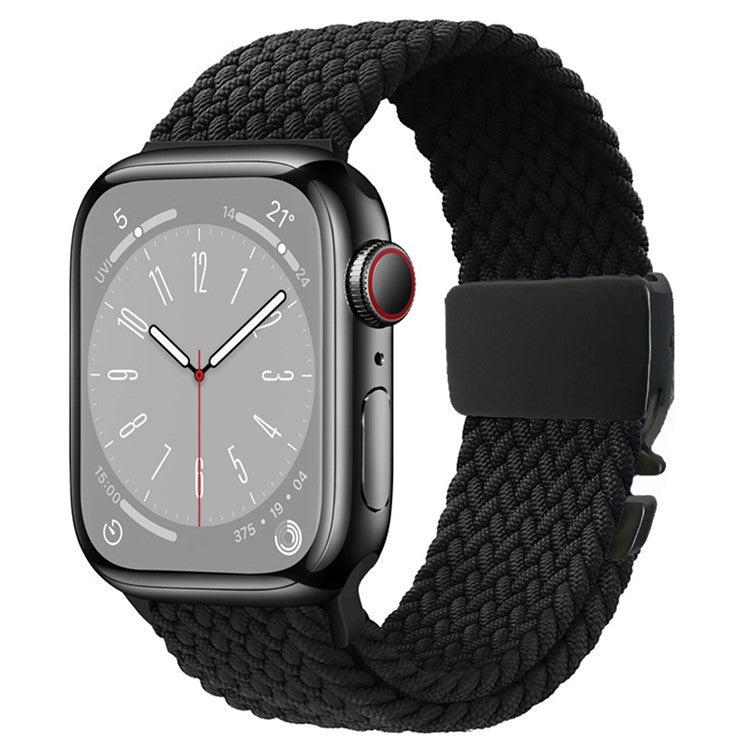 Strap for Apple Watch Series 10 46mm / Ultra 2 / Ultra 49mm / 9 8 7 45mm / SE (2023) SE (2022) SE 6 5 4 44mm / 3 2 1 42mm Watch Band - Black