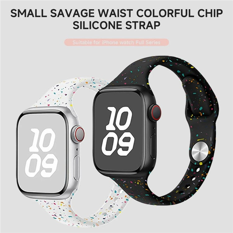 Silicone Strap for Apple Watch Series 10 42mm / 9 8 7 41mm / SE (2023) SE (2022) SE 6 5 4 40mm / 3 2 1 38mm Watch Band - Soft Mint