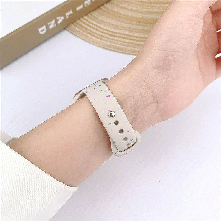 Silicone Strap for Apple Watch Series 10 42mm / 9 8 7 41mm / SE (2023) SE (2022) SE 6 5 4 40mm / 3 2 1 38mm Watch Band - Soft Mint