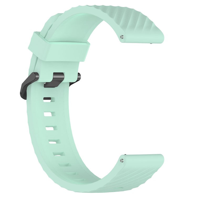 For Samsung Galaxy Watch7 40mm / 44mm Watch Strap 20mm Silicone Watch Band - Teal