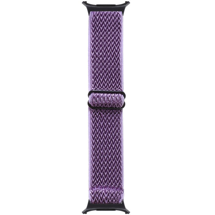 For Samsung Galaxy Watch Ultra 47mm Woven Watchband Wave Texture Watch Strap - Purple