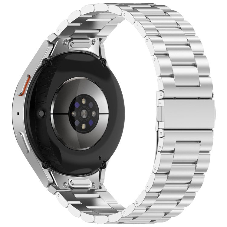 Watch Band for Samsung Galaxy Watch7 / Watch6 / Watch5 / Watch4 / Watch FE Stainless Steel Watch Strap with Removal Tool - Silver