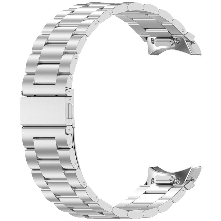 Watch Band for Samsung Galaxy Watch7 / Watch6 / Watch5 / Watch4 / Watch FE Stainless Steel Watch Strap with Removal Tool - Silver