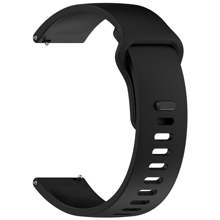 Silicone Strap for Xiaomi Redmi Watch 5 Active Watch Band Adjustable Watchband Replacement - Black