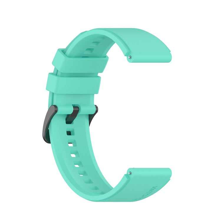 22MM Soft Silicone Watch Band Strap Replacement for Huawei Watch GT 2 Pro - Cyan