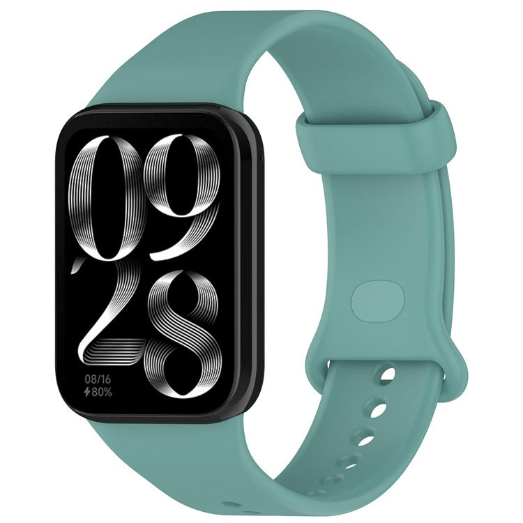 For Xiaomi Smart Band 9 Pro Silicone Watch Band Adjustable Wrist Strap - Green