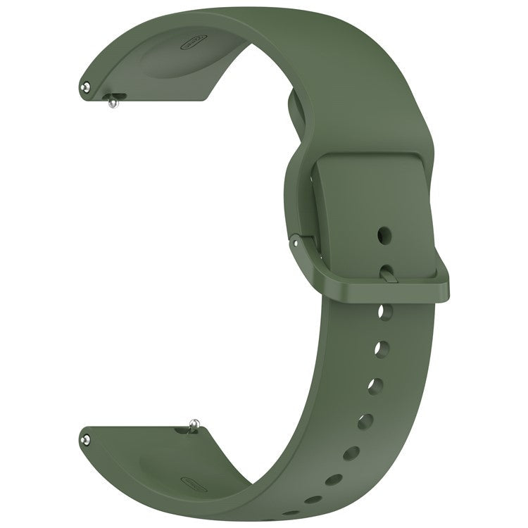 For Xiaomi Redmi Watch 5 Lite Band Waterproof Sweatproof Soft Silicone Sport Strap - Dark Green