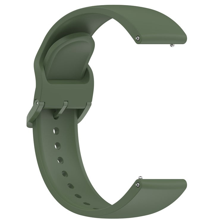 For Xiaomi Redmi Watch 5 Lite Band Waterproof Sweatproof Soft Silicone Sport Strap - Dark Green