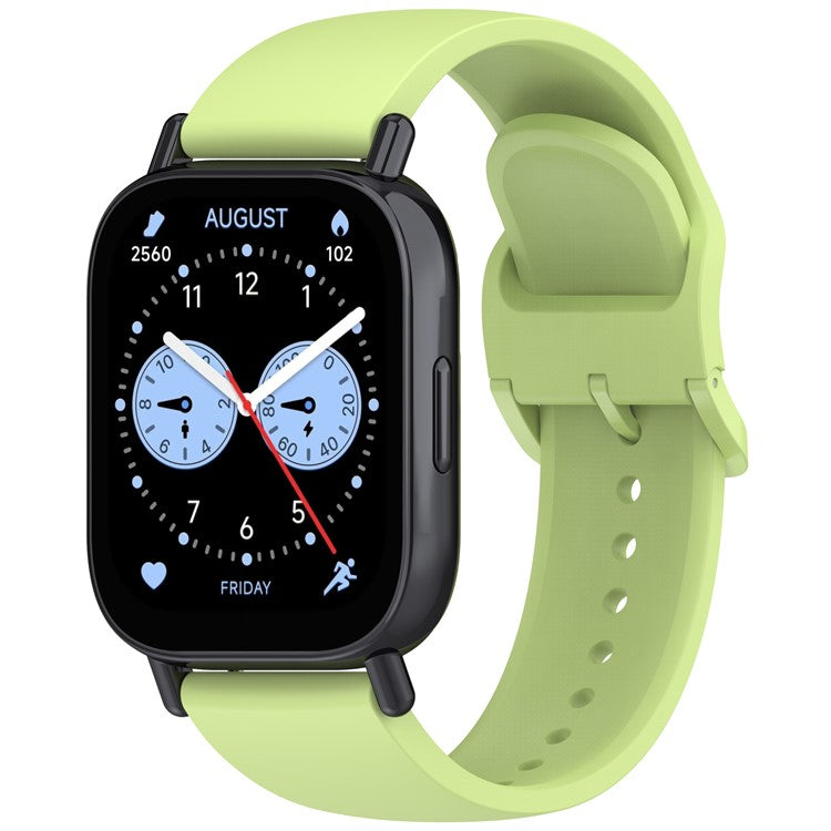 For Xiaomi Redmi Watch 5 Lite Band Waterproof Sweatproof Soft Silicone Sport Strap - Lime