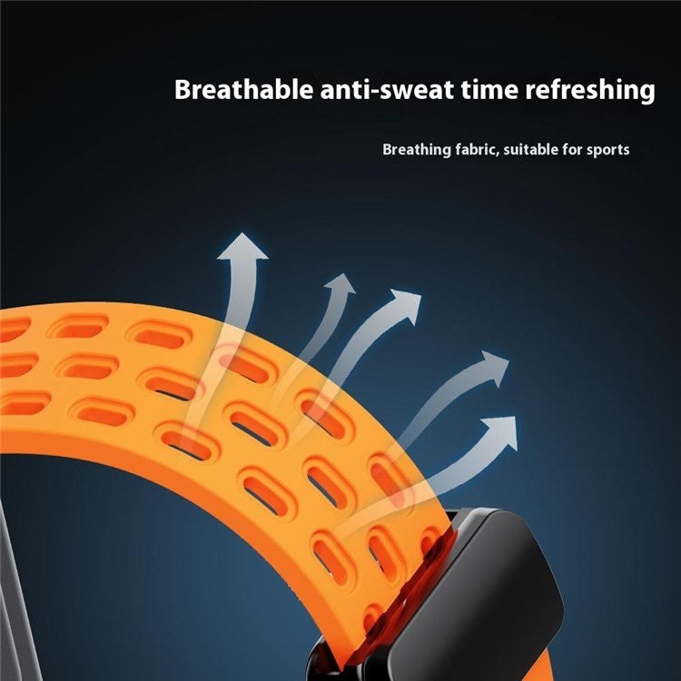 Silicone Watch Band for Xiaomi Smart Band 9 NFC / Band 9 / Band 8 Hollow Breathable Magnetic Buckle Strap - Light Purple