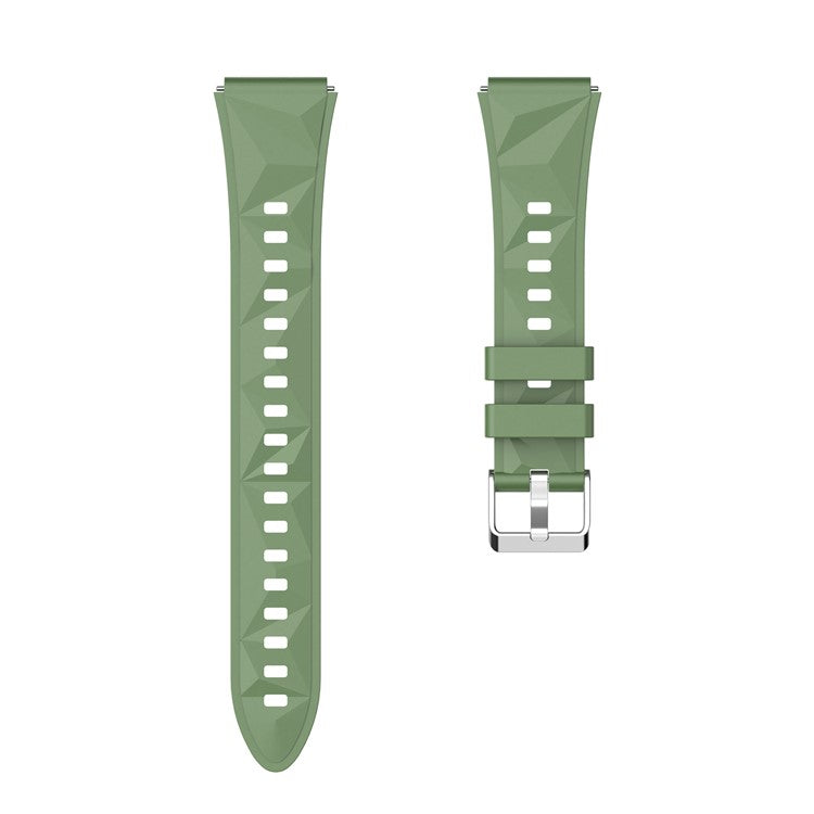 For Huawei Watch GT 5 Pro 42mm / GT 5 41mm / Oppo Watch X2 Mini Silicone Strap 18mm Watch Band Replacement - Green