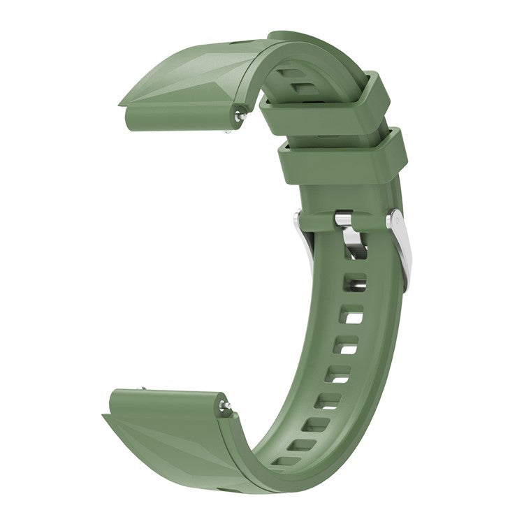 For Huawei Watch GT 5 Pro 42mm / GT 5 41mm / Oppo Watch X2 Mini Silicone Strap 18mm Watch Band Replacement - Green
