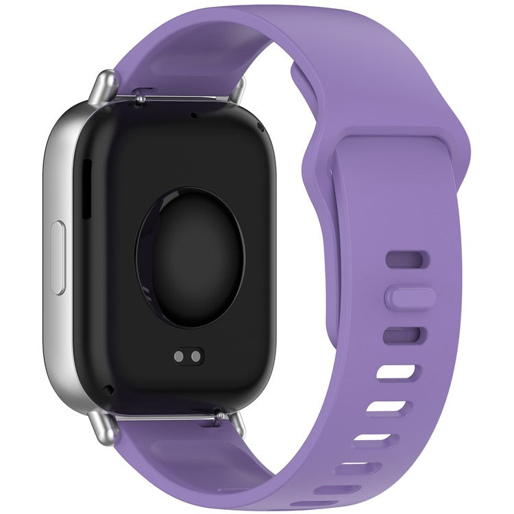 For Xiaomi Redmi Watch 5 Active Silicone Watch Band Colorful Buckle Wrist Strap - Lavender Purple