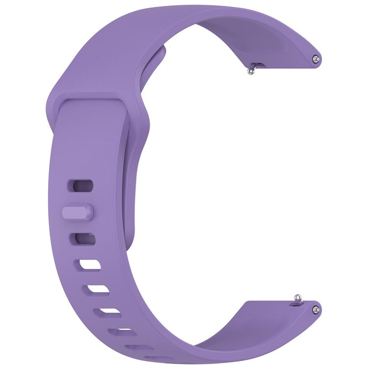 For Xiaomi Redmi Watch 5 Active Silicone Watch Band Colorful Buckle Wrist Strap - Lavender Purple