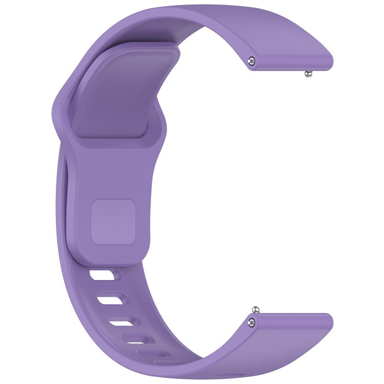For Xiaomi Redmi Watch 5 Active Silicone Watch Band Colorful Buckle Wrist Strap - Lavender Purple