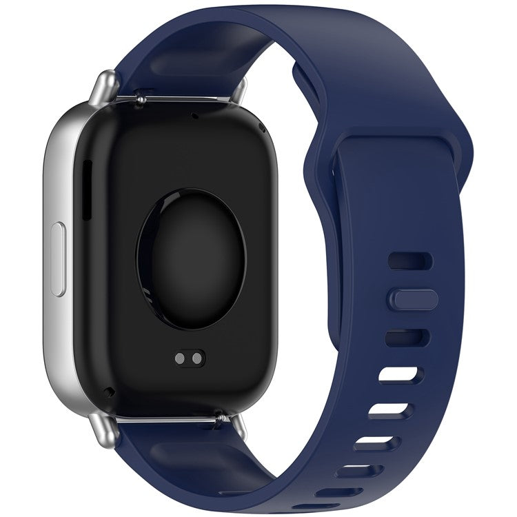 22mm Silicone Watch Band For Huawei Watch GT 5 Pro 46mm  /  GT 5 46mm  /  GT 4 46mm Universal Strap - Dark Blue