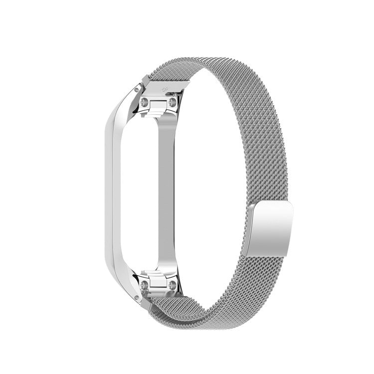 Milanese Stainless Steel Smart Watch Strap for Samsung Galaxy Fit2 SM-R220 - Silver