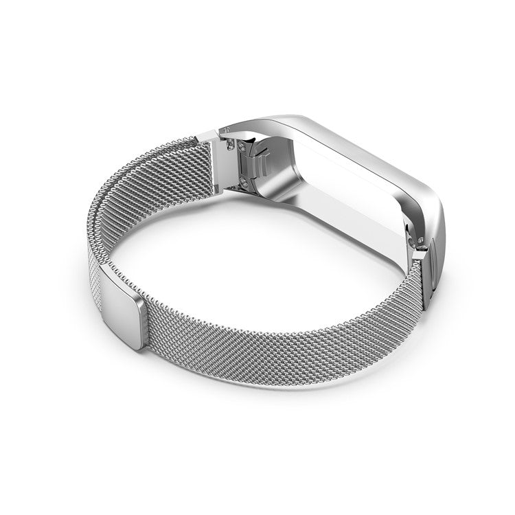 Milanese Stainless Steel Smart Watch Strap for Samsung Galaxy Fit2 SM-R220 - Silver