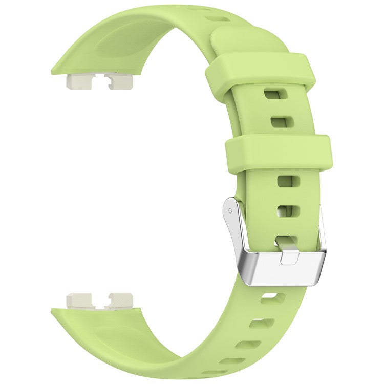 Silicone Watch Strap for Huawei Band 9 NFC / 9 / 8 NFC / 8 Adjustable Wrist Band - Lime