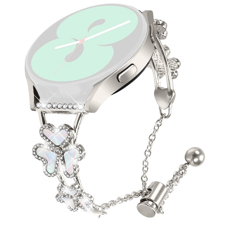 For Misfit Vapor Watch Strap Replacement Metal Band Heart Clover Decor - Starlight